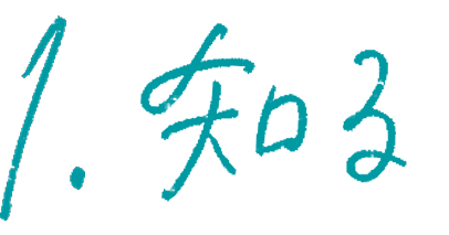 1.知る